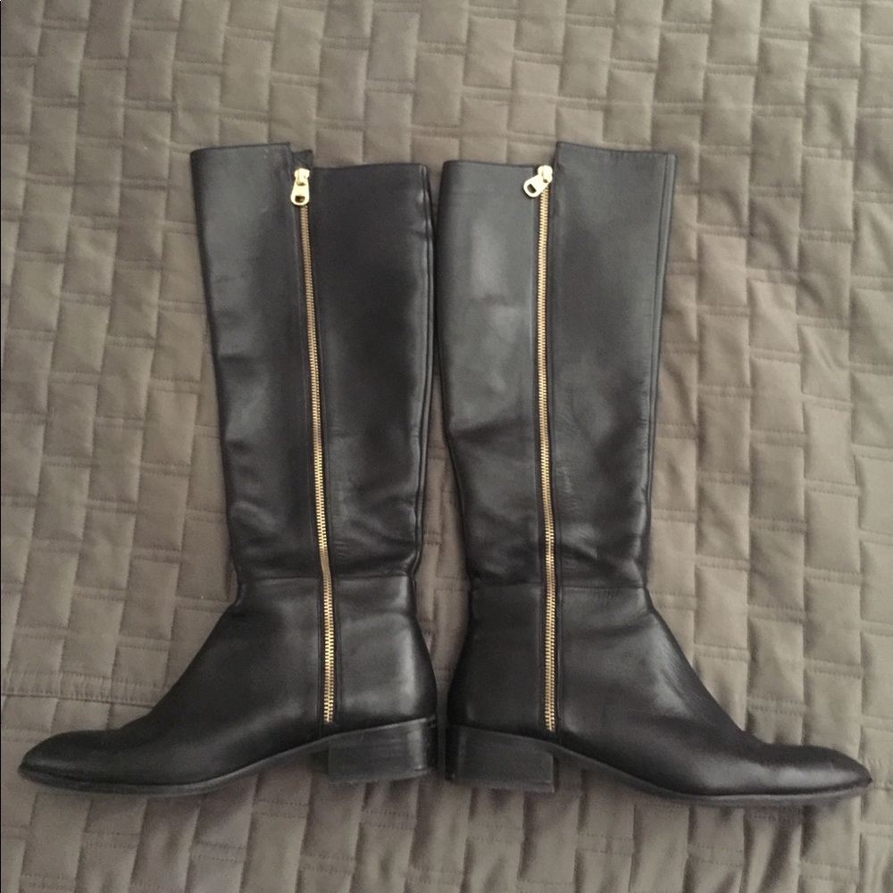 Black riding boots